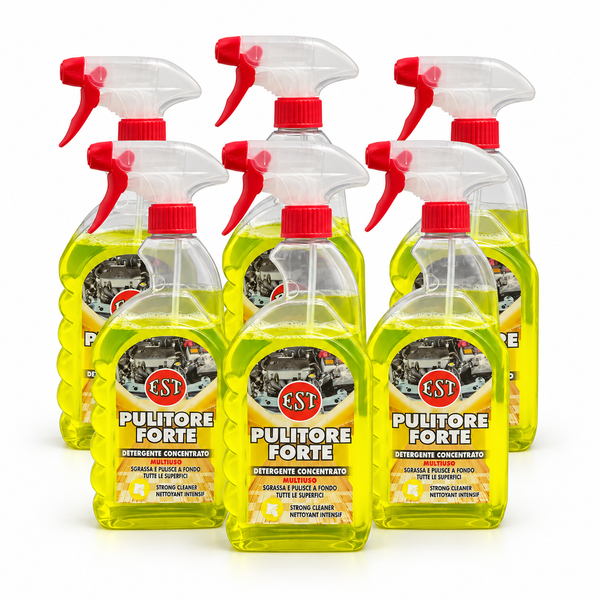 EST Pulitore Forte 525 ml – Detergente Concentrato Multiuso – Confezione 6 Pezzi – Cod. 0773