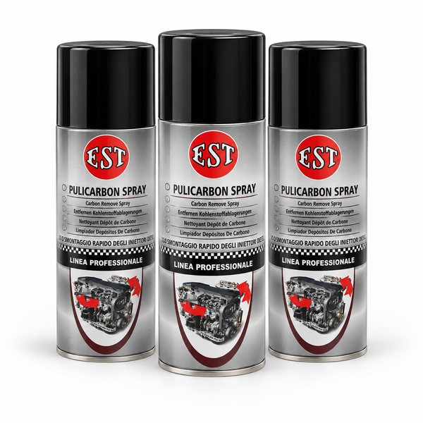 EST Pulicarbon Spray 400 ml – Pulitore Depositi Carboniosi – Confezione 3 Pezzi – Cod. 0964