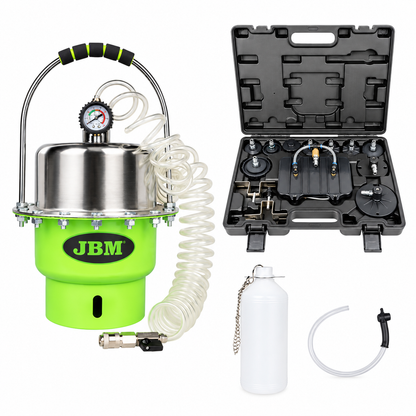 JBM SPURGOFRENI Pneumatico Professionale CON 13 ADATTATORI - 52191