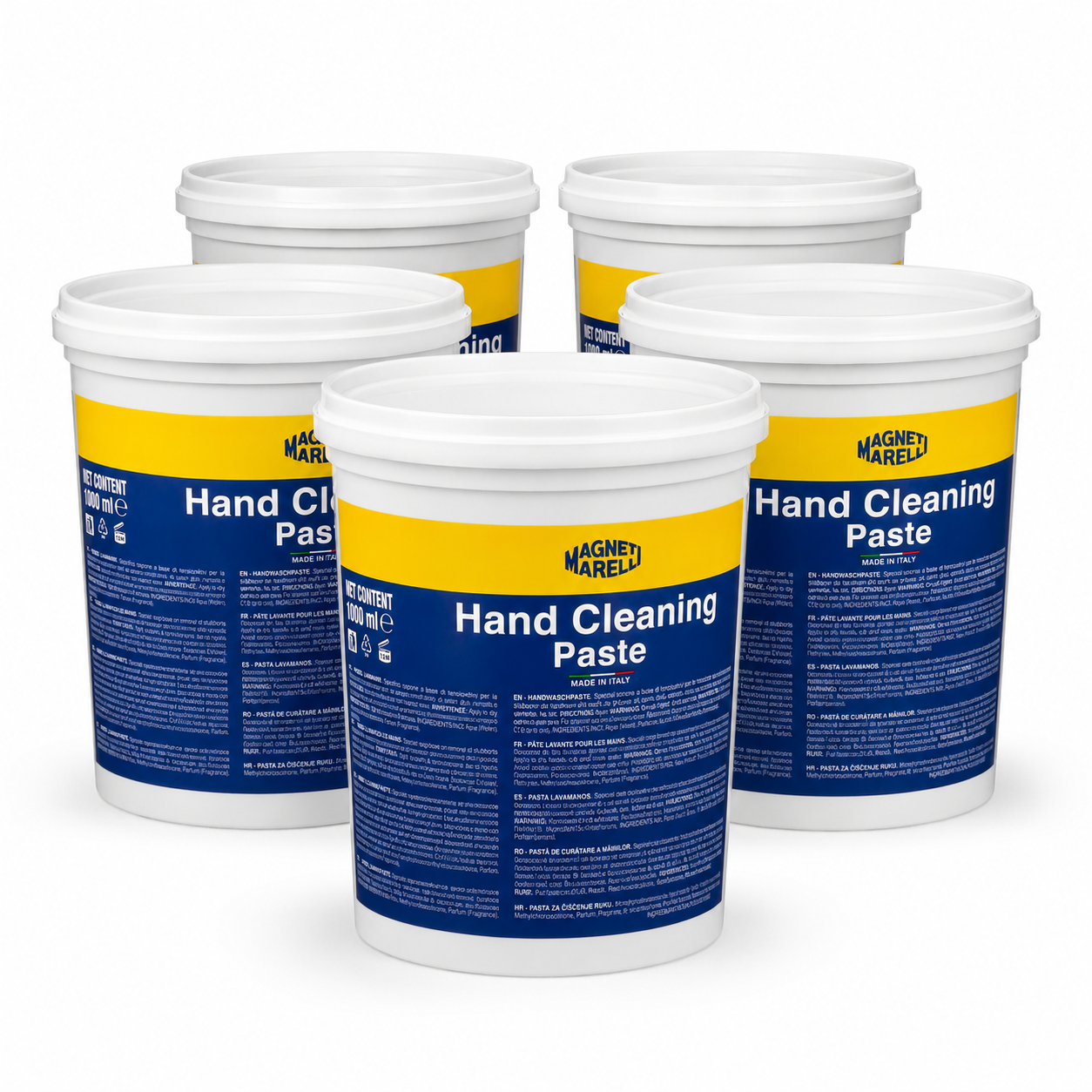 MAGNETI MARELLI - PASTA LAVAMANI 1000 ml | CONFEZIONE DA 5 PEZZI