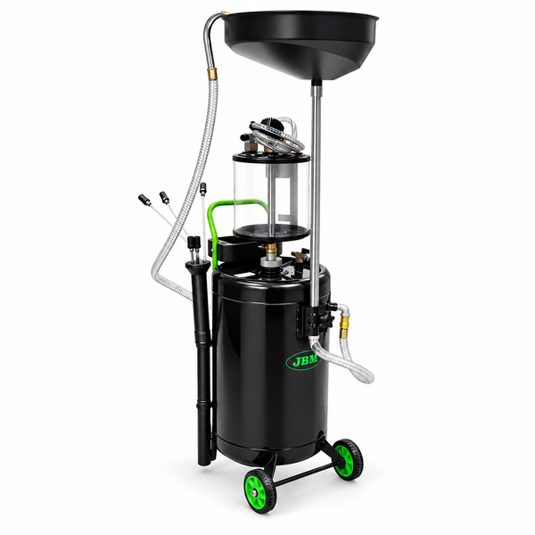 JBM RACCOGLITORE DI OLIO 90L CON SISTEMA DI ASPIRAZIONE - 53874