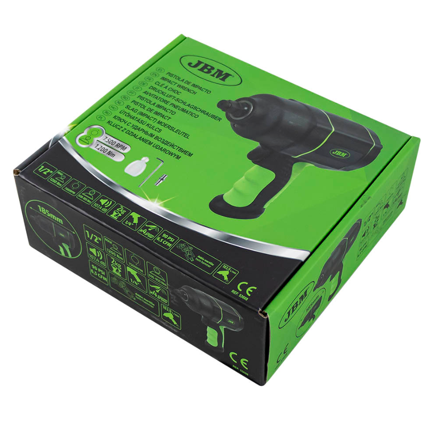 AVVITATORE PNEUMATICO DA 1/2" 1200NM
