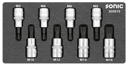 SET INSERTI BMCS 1/2" MULTIDENTATE 8 PEZZI 300819
