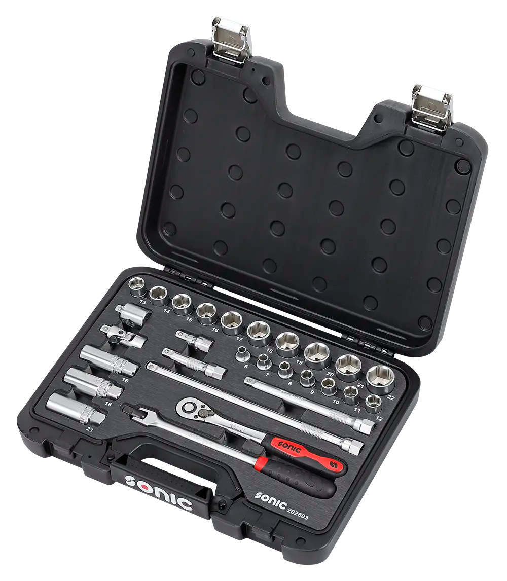 SONIC SET DI BUSSOLE BMCS 3/8" 28 PEZZI 202803