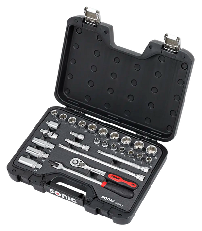 SONIC SET DI BUSSOLE BMCS 3/8" 28 PEZZI 202803