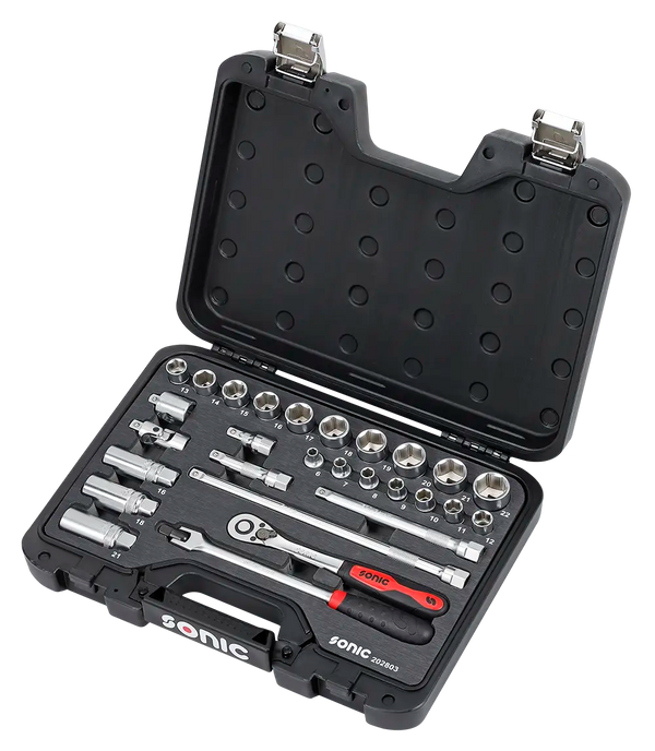 SONIC SET DI BUSSOLE BMCS 3/8" 28 PEZZI 202803