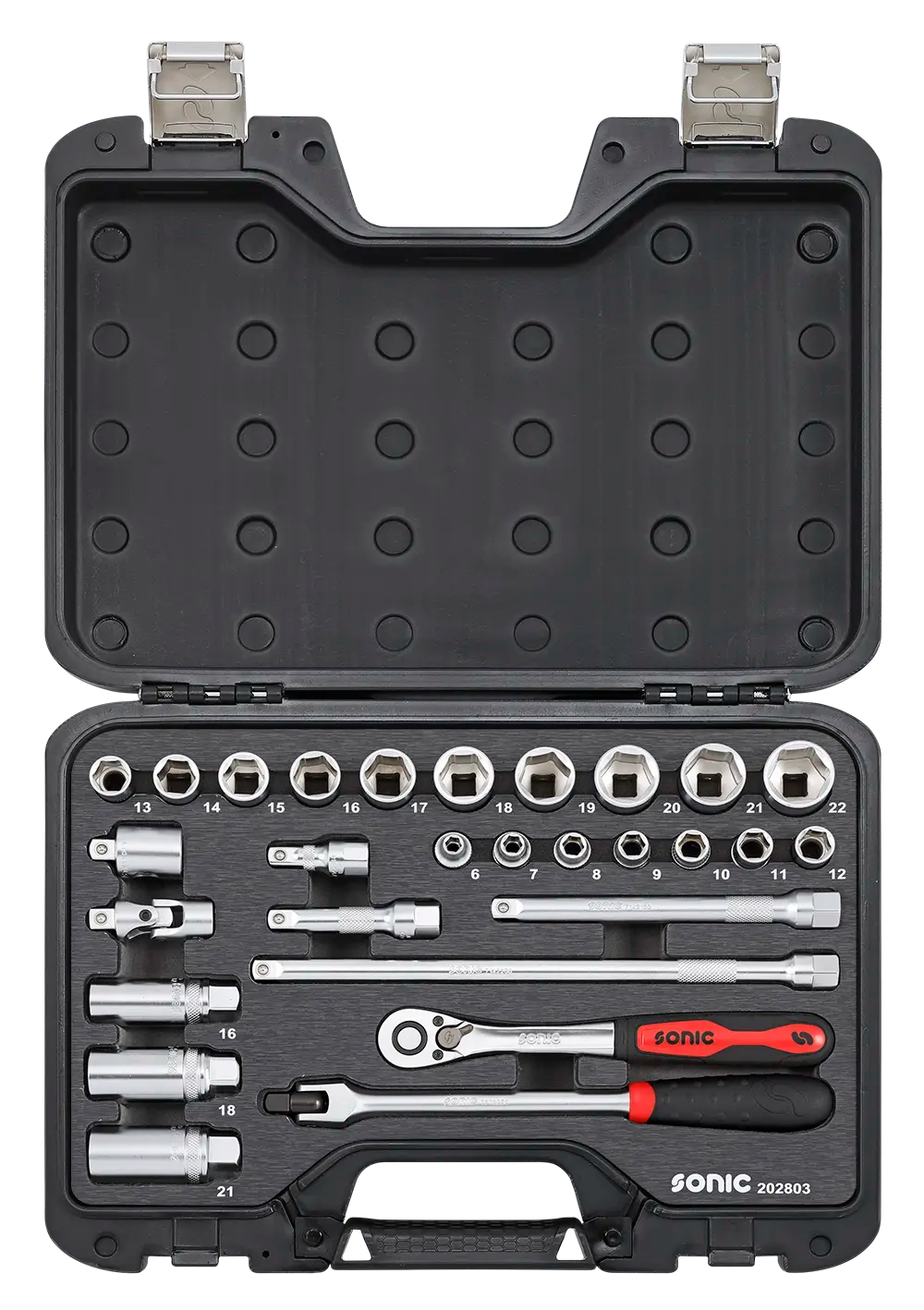 SONIC SET DI BUSSOLE BMCS 3/8" 28 PEZZI 202803