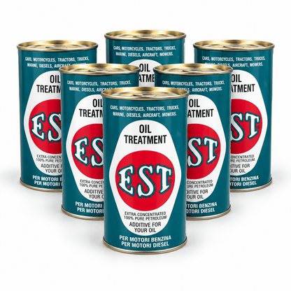 EST Oil Treatment Special Formula 300 ml – Additivo Olio Motore Benzina e Diesel – Confezione 6 Pezzi – Cod. 0601 - Techservice