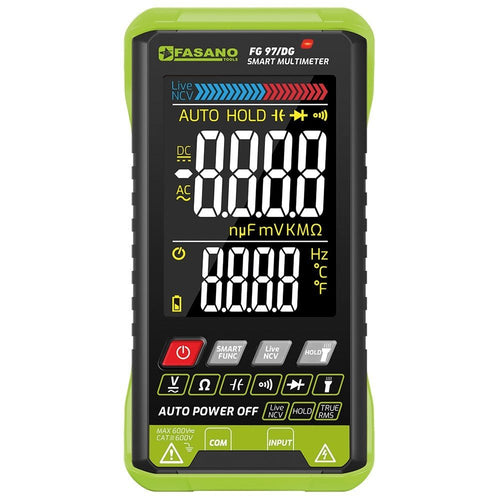 FASANO MULTIMETRO DIGITALE DC/AC – OHM FG 97/DG