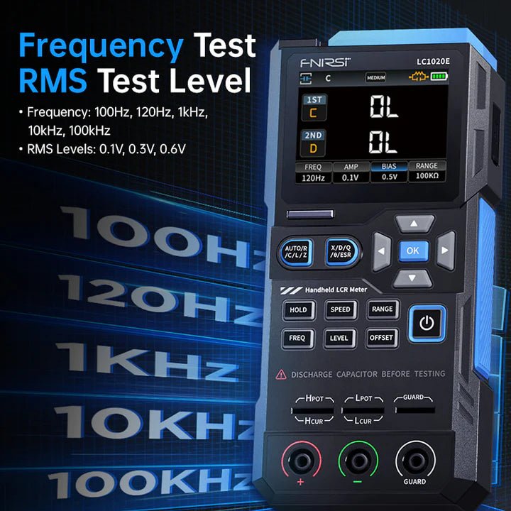 FNIRSI - LC1020E TESTER DIGITALE AD ALTA PRECISIONE LCR ESR | .. - Techservice