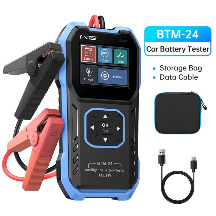 FNIRSI - TESTER MULTI - FUNZIONE PER BATTERIA AUTO 12V/24V 2000A CCA| BTM - 24 - Techservice