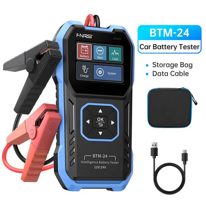 FNIRSI - TESTER MULTI - FUNZIONE PER BATTERIA AUTO 12V/24V 2000A CCA| BTM - 24 - Techservice