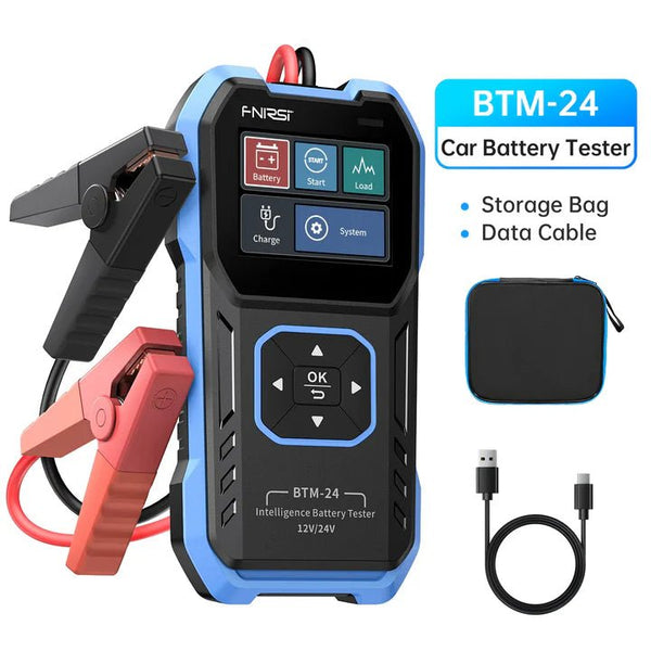 FNIRSI - TESTER MULTI - FUNZIONE PER BATTERIA AUTO 12V/24V 2000A CCA| BTM - 24 - Techservice