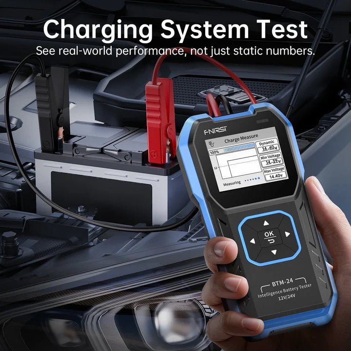 FNIRSI - TESTER MULTI - FUNZIONE PER BATTERIA AUTO 12V/24V 2000A CCA| BTM - 24 - Techservice
