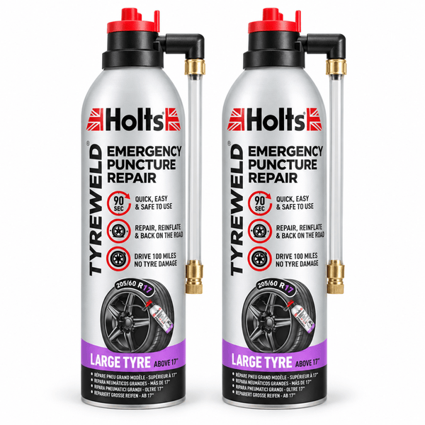 Holts Tyreweld Gonfia e Ripara Pneumatici 500 ml – Large Tyre oltre 17” – Confezione 2 o 4 Pezzi – HREP0055A - Techservice