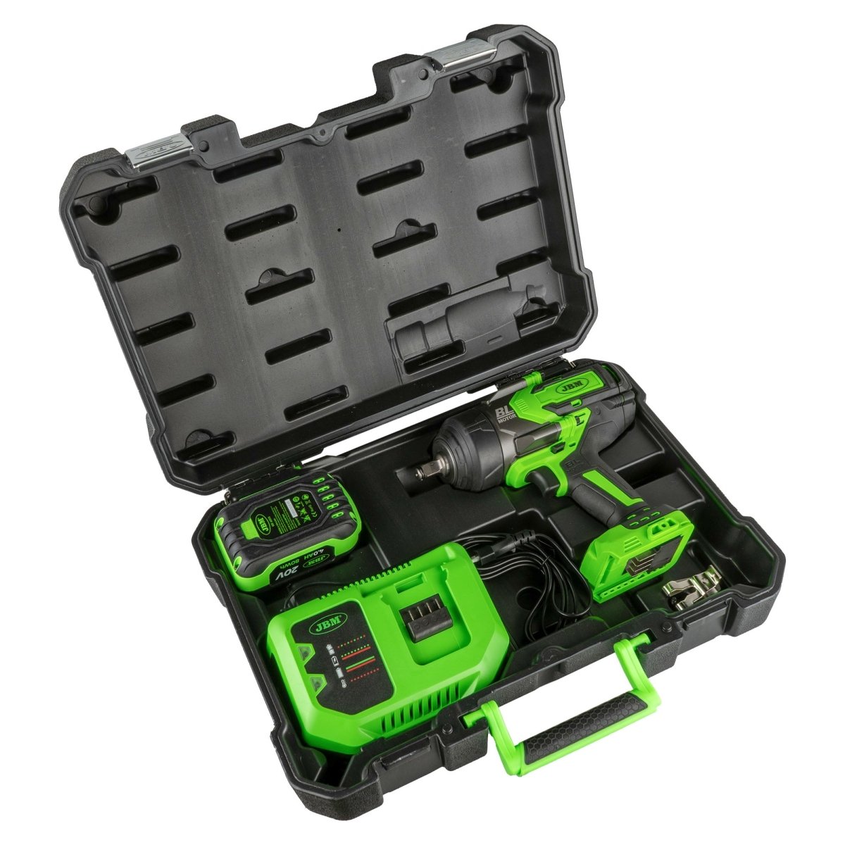 JBM AVVITATORE PNEUMATICO BRUSHLESS A BATTERIA 1/2" 1300NM CON VALIGETTA 60044C - Techservice