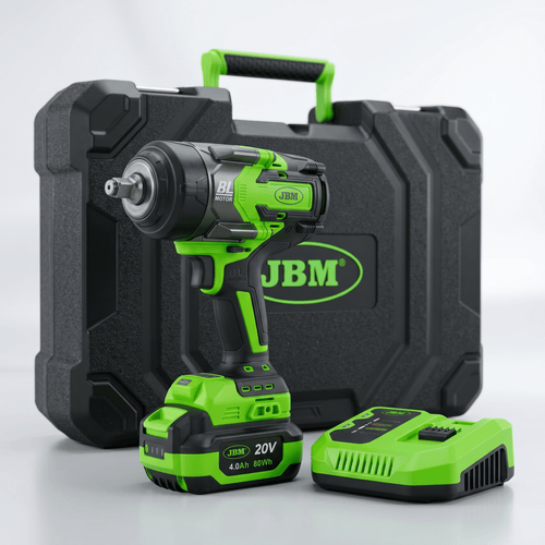 JBM AVVITATORE PNEUMATICO BRUSHLESS A BATTERIA 1/2" 1300NM CON VALIGETTA 60044C