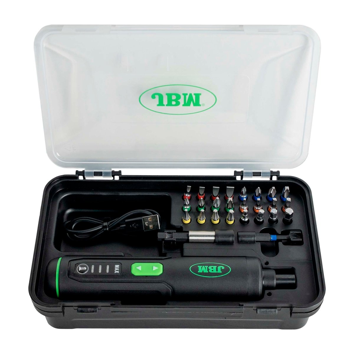 JBM CACCIAVITE A BATTERIA A 3 VELOCITÀ CON PUNTE 54860 - Techservice