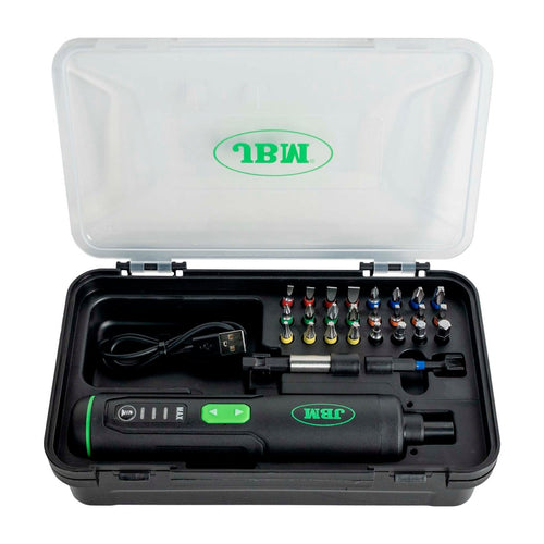 JBM CACCIAVITE A BATTERIA A 3 VELOCITÀ CON PUNTE 54860