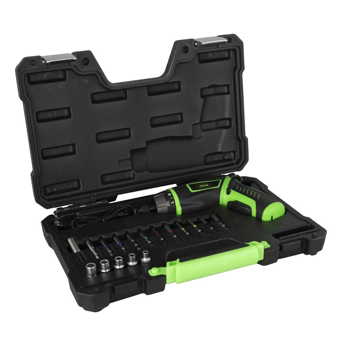 JBM CACCIAVITE A BATTERIA E SET DI PUNTE 54683 - Techservice