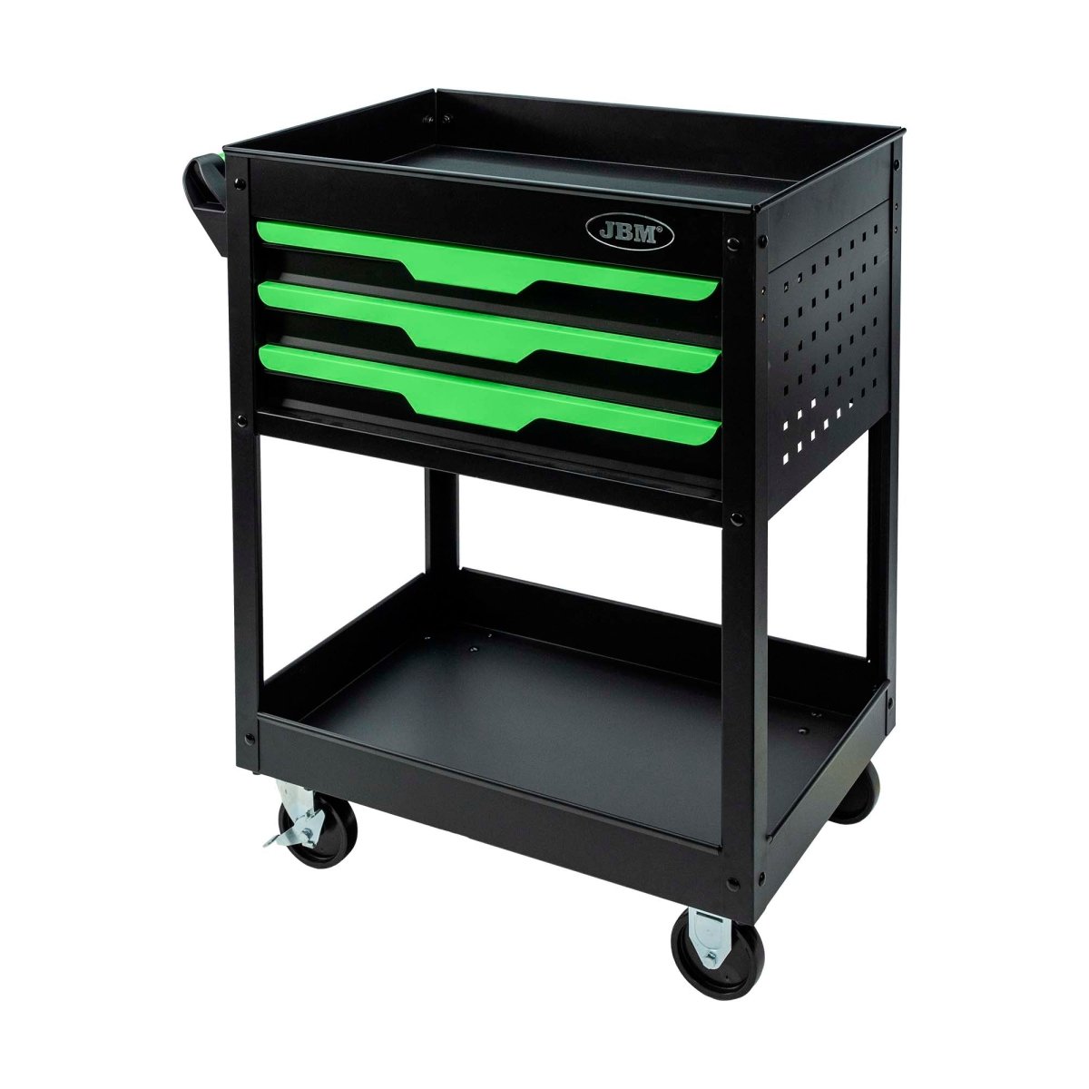 JBM CARRELLO CON 3 CASSETTI, 1 VASSOIO E GRIGLIE LATERALI 54839 - Techservice