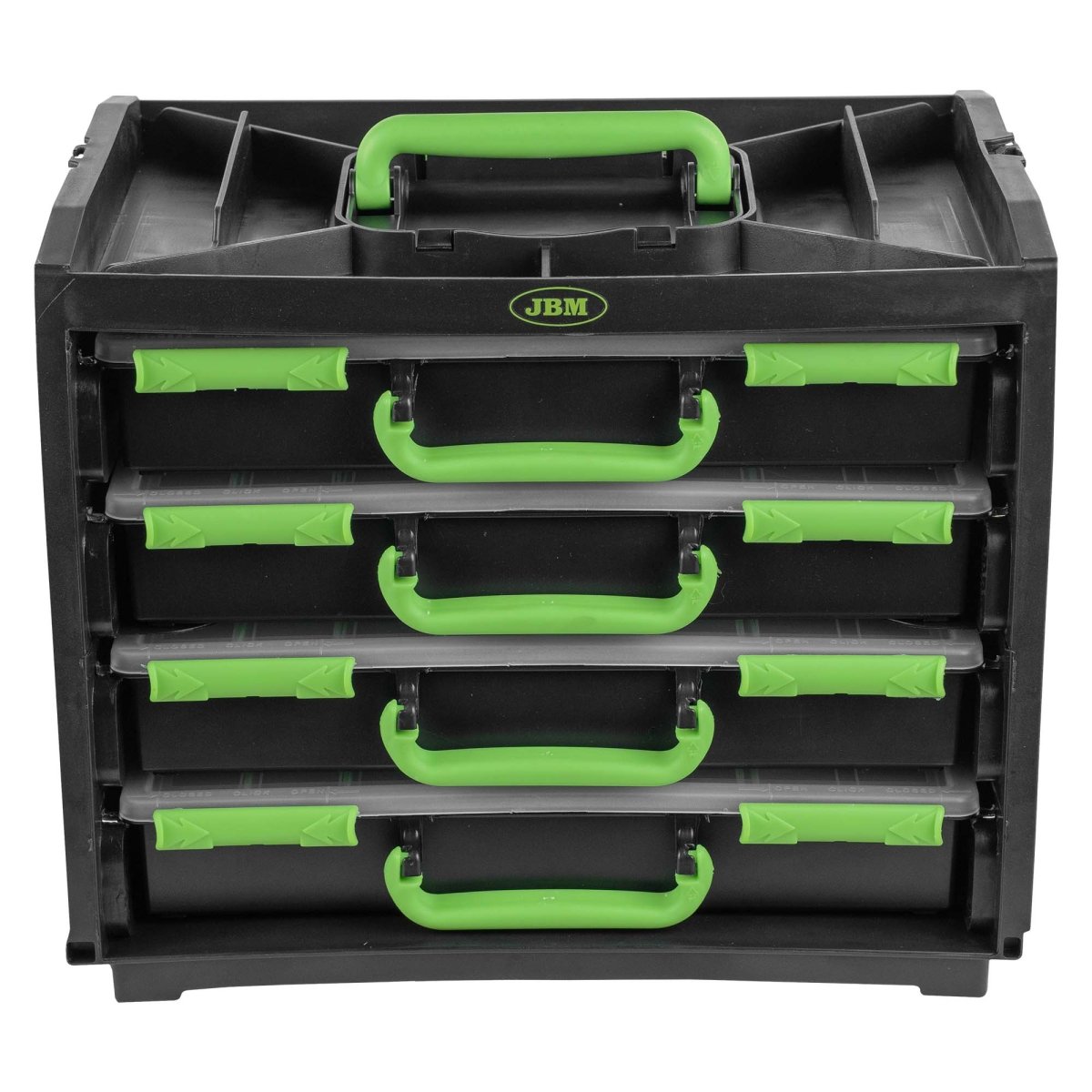 JBM CASSA CON 4 VALIGETTE IN PLASTICA ESTRAIBILI 54969 - Techservice