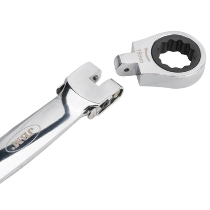 JBM CHIAVE A CRICCHETTO CON TESTA INTERCAMBIABILE 12 PEZZI 54338 - Techservice