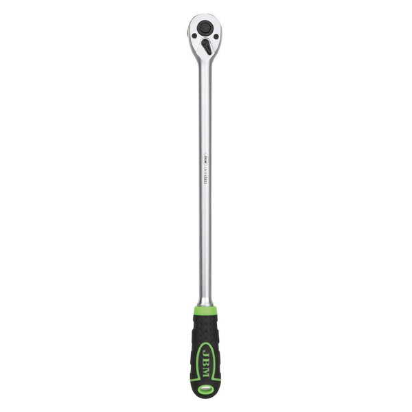JBM CRICCHETTO EXTRA LUNGO 1/4" 305MM CON TESTA A 72 DENTI 53883 - Techservice