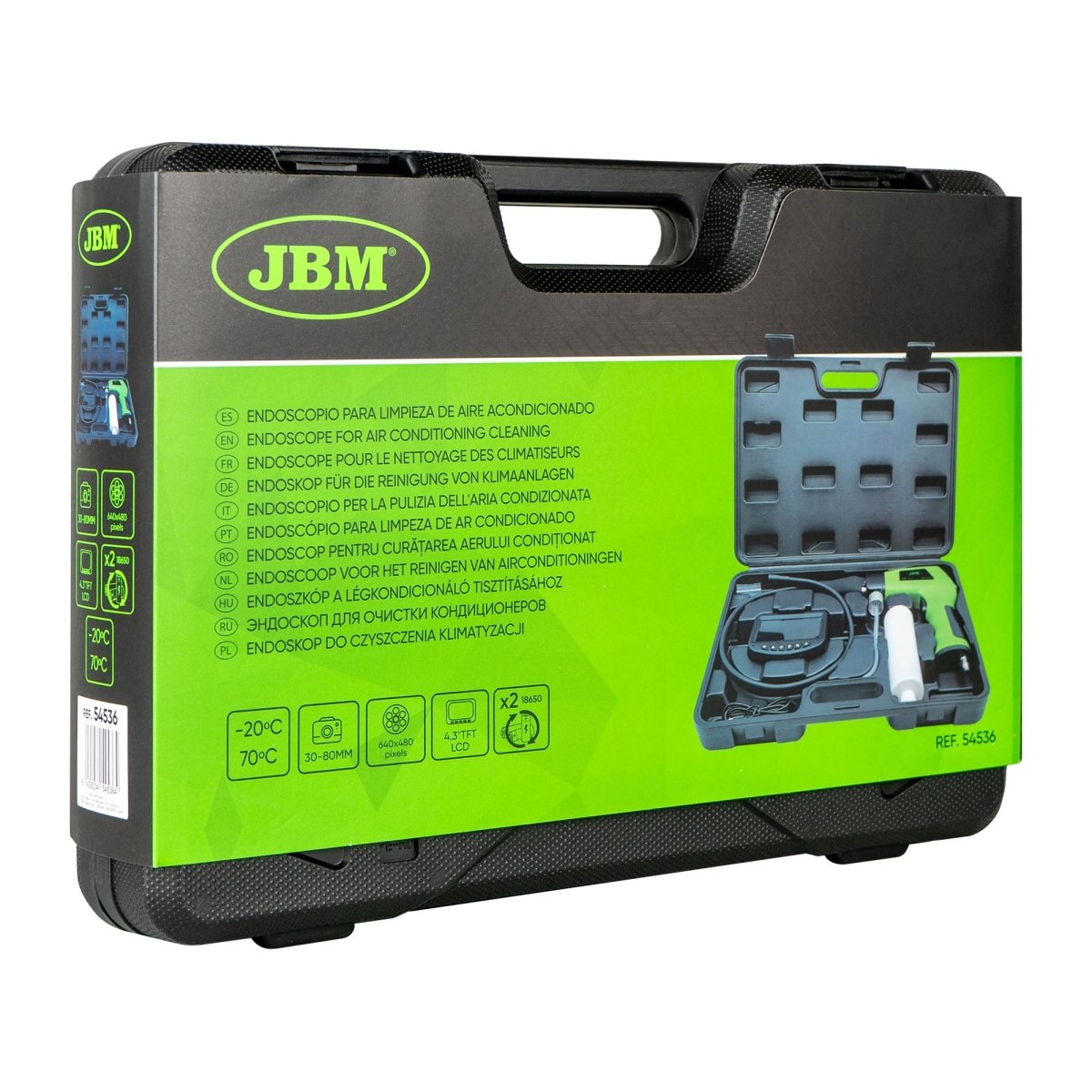 JBM ENDOSCOPIO PER LA PULIZIA DELL'ARIA CONDIZIONATA 54536 - Techservice