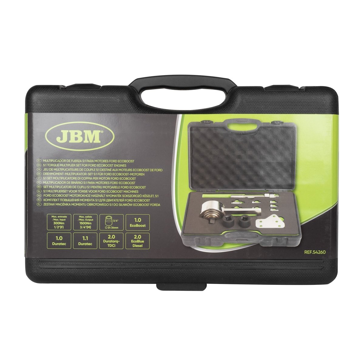 JBM KIT DI MOLTIPLICATORE DI FORZA 5:1 PER MOTORI FORD ECOBOOST 54260 - Techservice