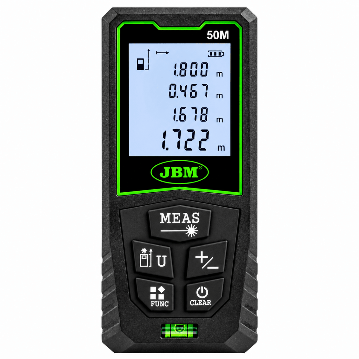 JBM MISURATORE DI DISTANZA LASER 50M CON CUSTODIA - 55184 - Techservice