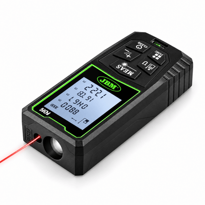 JBM MISURATORE DI DISTANZA LASER 50M CON CUSTODIA - 55184 - Techservice