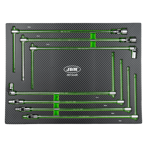 JBM MODULO DI 7 CHIAVI A SNODO CON IMPUGNATURA A T (7-19 MM) 54481