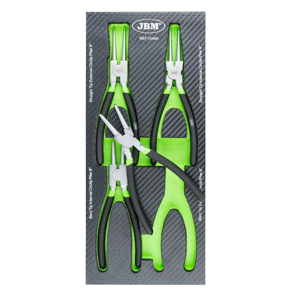 JBM MODULO DI PINZE SEEGER 8" EVA (200MM) 15454 - Techservice