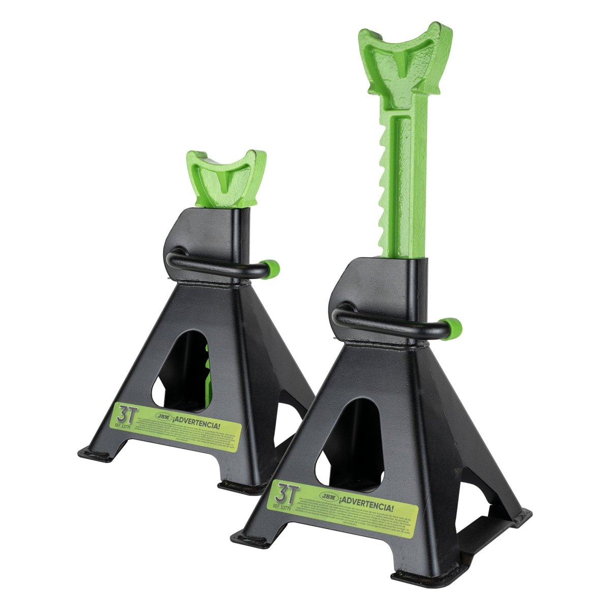 JBM PROMO | CARRELLO A 3 RIPIANI + SET DI 2 CAVALLETTI DA 3 TONNELLATE - Techservice
