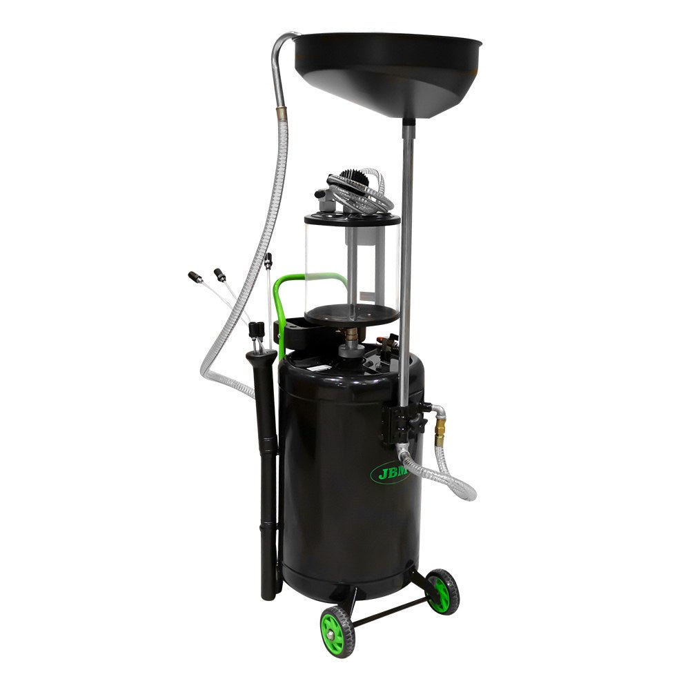 JBM RACCOGLITORE DI OLIO 90L CON SISTEMA DI ASPIRAZIONE 53874 - Techservice