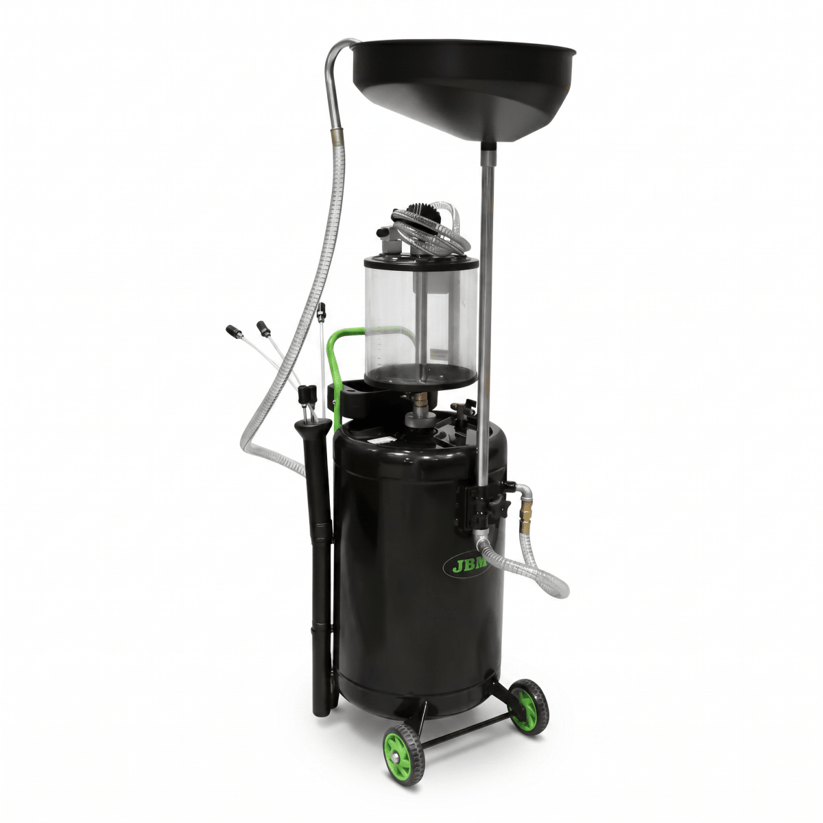 JBM RACCOGLITORE DI OLIO 90L CON SISTEMA DI ASPIRAZIONE 53874 - Techservice