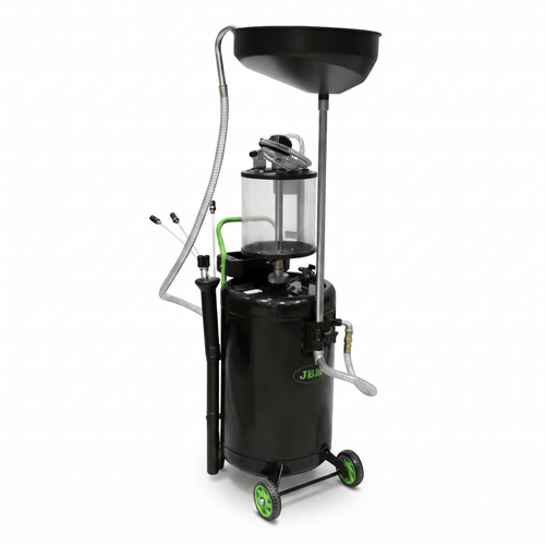 JBM RACCOGLITORE DI OLIO 90L CON SISTEMA DI ASPIRAZIONE 53874