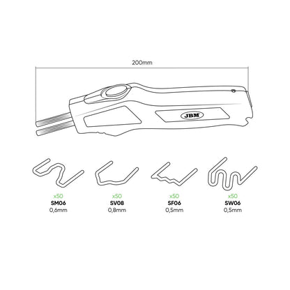 JBM SALDATORE DI PLASTICA PER RIPARAZIONE AUTO 54561 - Techservice