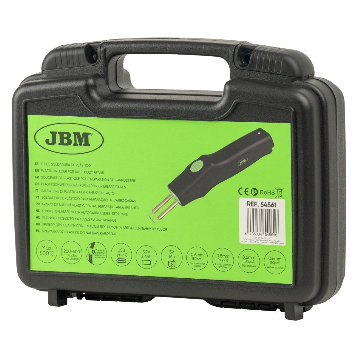 JBM SALDATORE DI PLASTICA PER RIPARAZIONE AUTO 54561 - Techservice