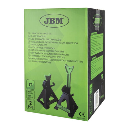 JBM SET DI 2 CAVALLETTI DA 3 TONNELLATE 53779 - Techservice