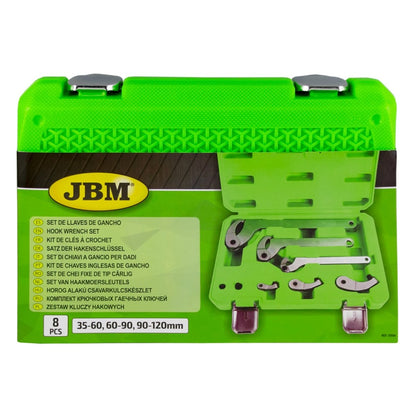 JBM SET DI 3 CHIAVI A GANCIO CON 3 ADATTATORI 53654 - Techservice