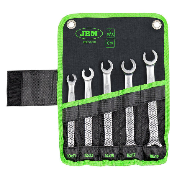 JBM SET DI 5 CHIAVI ESAGONALI APERTE A 6 TAGLIENTI 54081 - Techservice