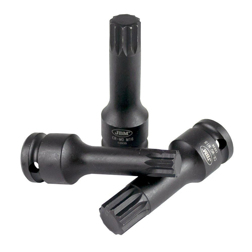 JBM SET DI 6 BUSSOLE E PUNTE XZN PNEUMATICHE 1/2” 52546 - Techservice