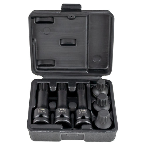 JBM SET DI 6 BUSSOLE E PUNTE XZN PNEUMATICHE 1/2” 52546