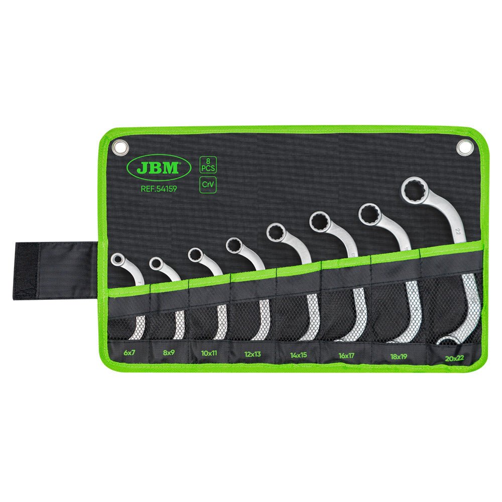 JBM SET DI 8 CHIAVI A C A 12 POLI 54159 - Techservice