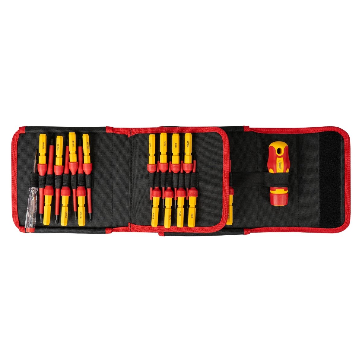 JBM SET DI CACCIAVITI INTERCAMBIABILI ISOLATI DA 25 PEZZI 54562 - Techservice