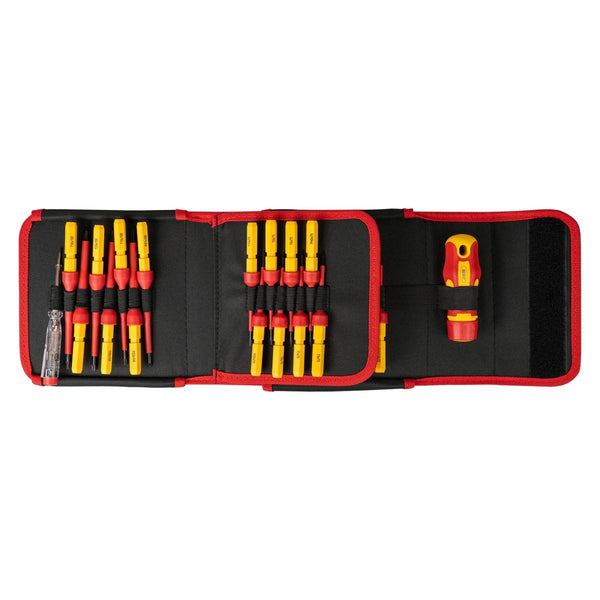 JBM SET DI CACCIAVITI INTERCAMBIABILI ISOLATI DA 25 PEZZI 54562 - Techservice