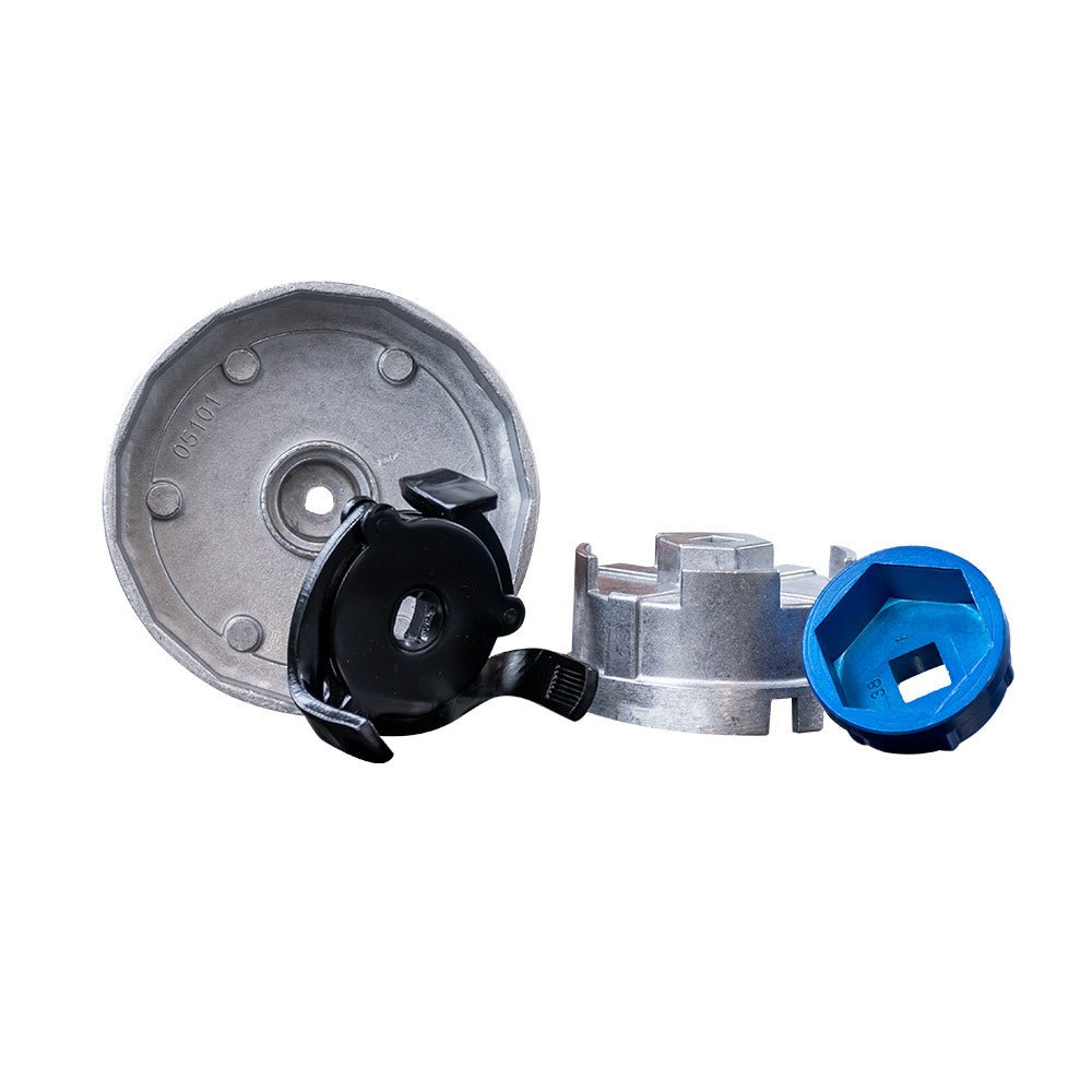 JBM SET DI ESTRATTORI PER FILTRI DELL'OLIO IN ALLUMINIO, 19 PZ. 54068 - Techservice