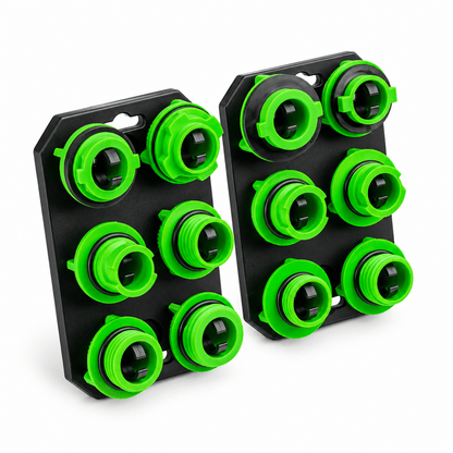 JBM SET RIEMPIMENTO OLIO 2L CON 12 ADATTATORI – 21 PEZZI - 55153 - Techservice